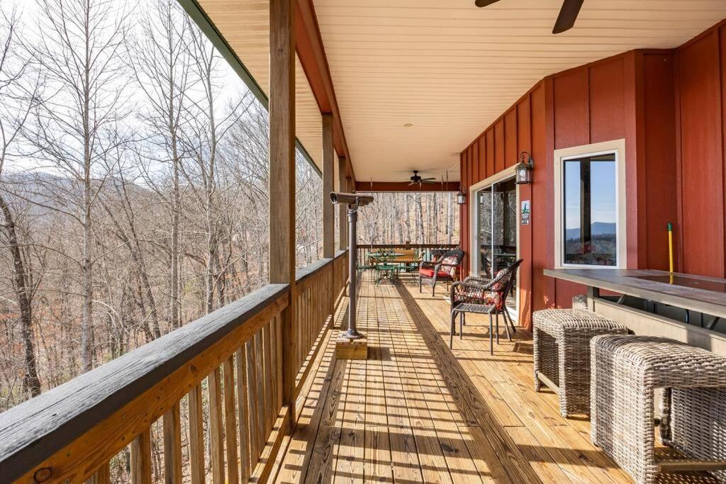 Red Rooster Family Cabin W/Hot Tub+Fire Pit+View 富兰克林 外观 照片