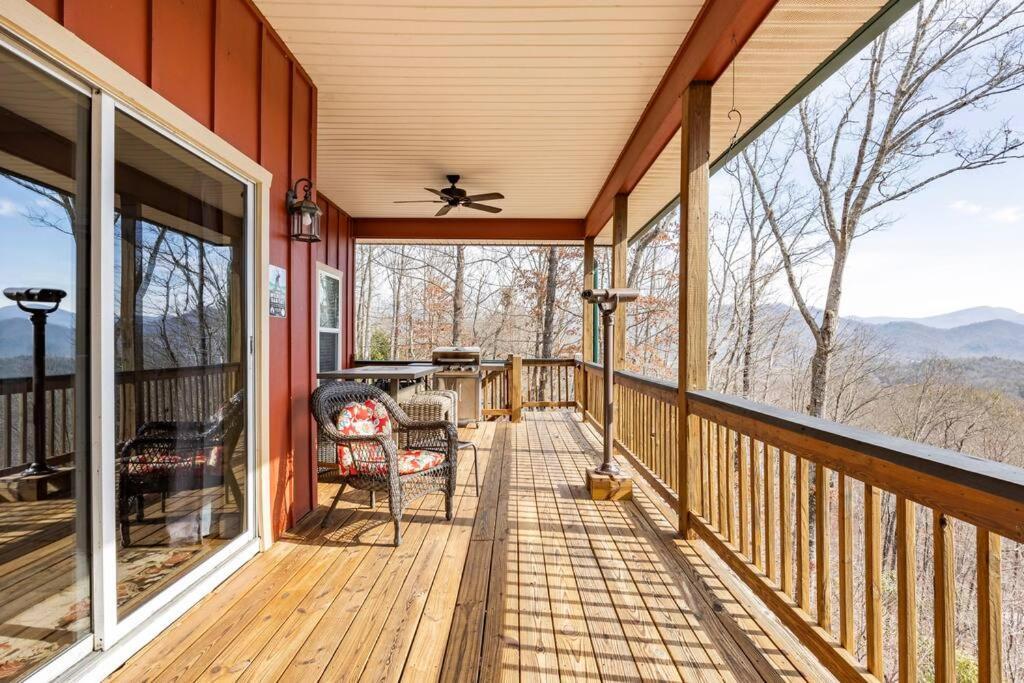 Red Rooster Family Cabin W/Hot Tub+Fire Pit+View 富兰克林 外观 照片