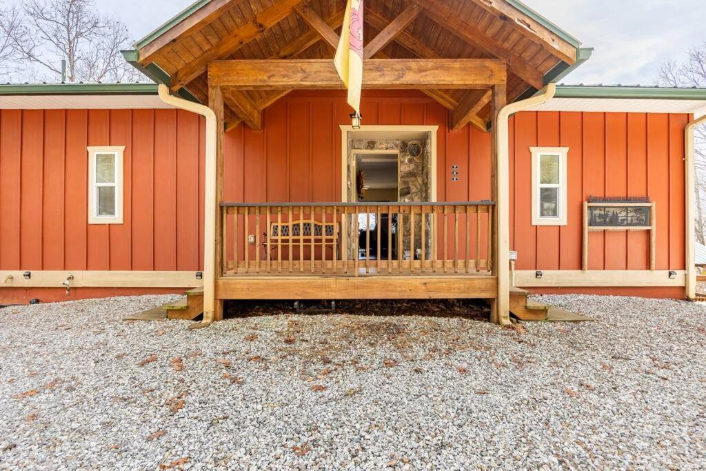 Red Rooster Family Cabin W/Hot Tub+Fire Pit+View 富兰克林 外观 照片